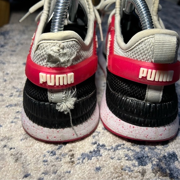 Puma Bright Rose & Gray Pacer Next Excel Running Lace-Up Sneakers Size 8 - Picture 10 of 12